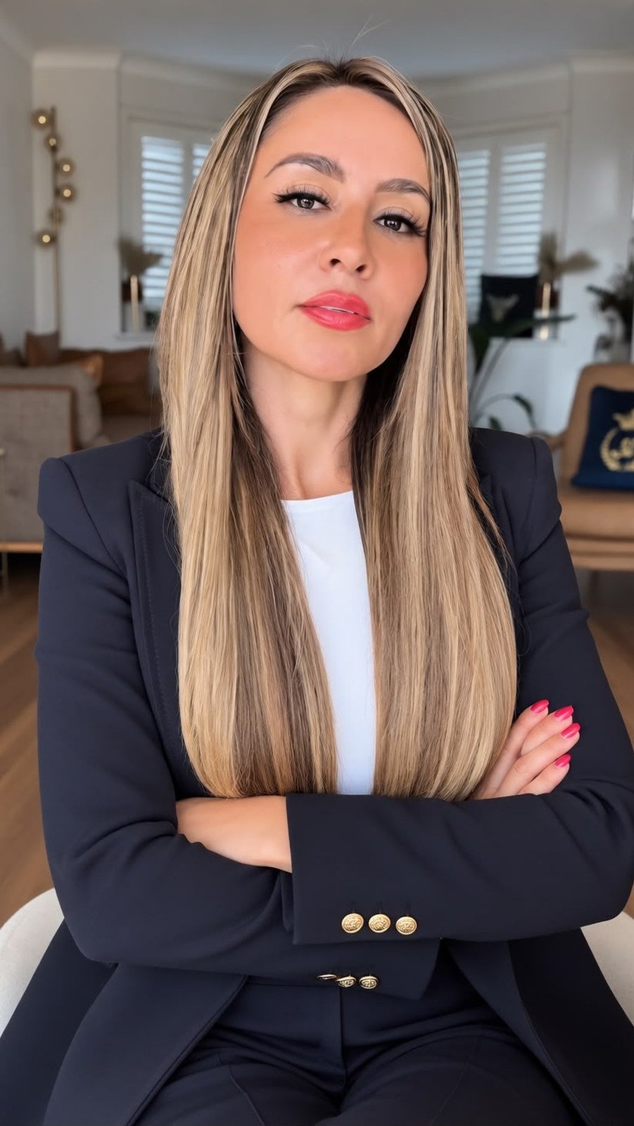 Adriana Mont en su estudio